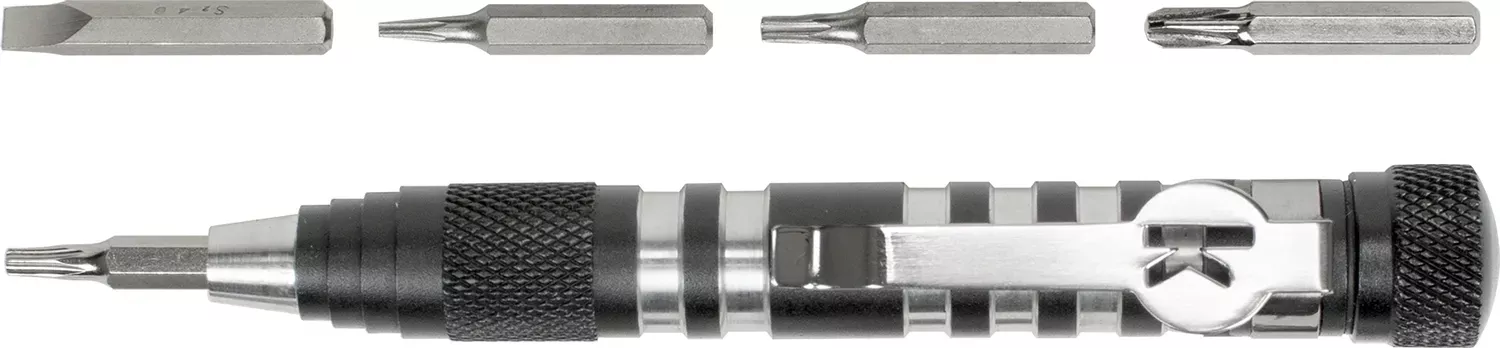 Kershaw TXTOOL TX Aluminum 4.80″ Long Aluminum Silver/Gray Aluminum Handle