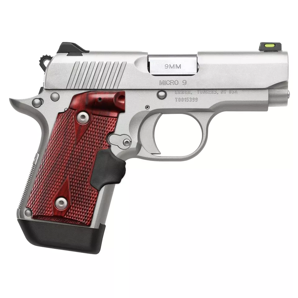 Kimber Micro 9 Stainless Rosewood 9mm 7-Round Laser Grip