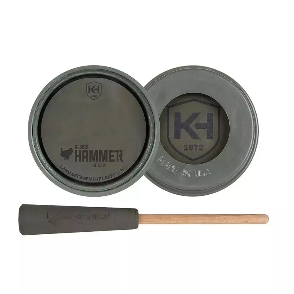 Knight & Hale Glass Hammer Pot Turkey Call LBTL Series
