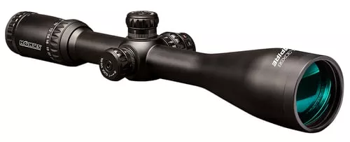 Konus 7187 EmpireBlack 5-30x 56mm 30mm Tube Dual Illuminated Blue/Red Engraved 1/2 Mil-Dot Reticle Features Bubble Level