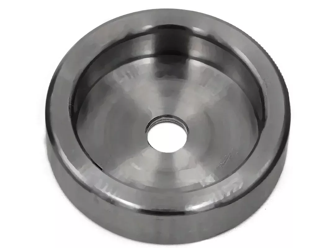L.E. Wilson Large Stainless Steel Chamber Type Micrometer Seating Die Base