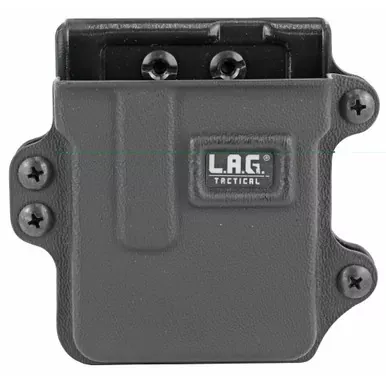 L.A.G. Tactical, Inc. Single Rifle Magazine Carrier | Fits AR-15 and .223 Accuracy International Magazines | Kydex | Black Finish | 35000