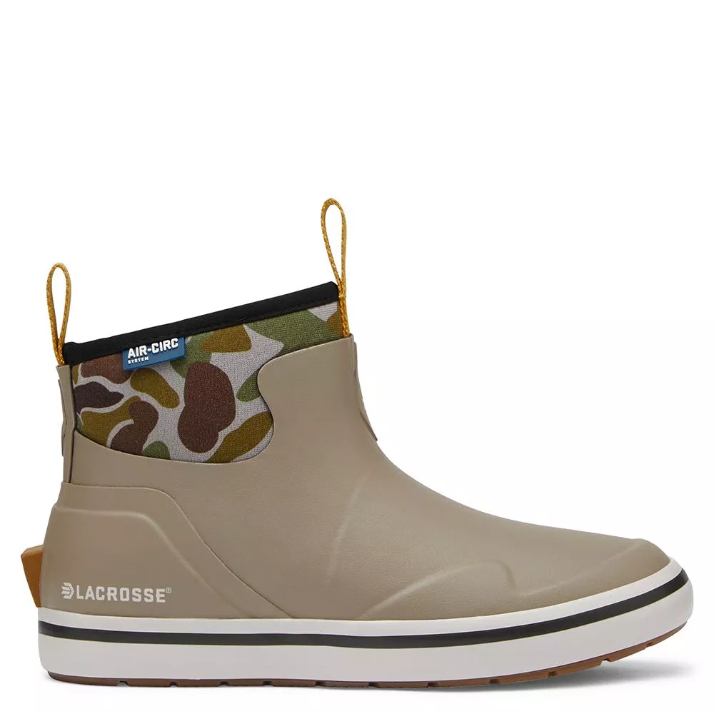 LaCrosse Womens Alpha Deck Boot 6″ Timber Wolf/Camo Size 9