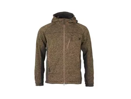 Laksen Carirn Brown Knitted Fleece | Extra Large with Leica Logo