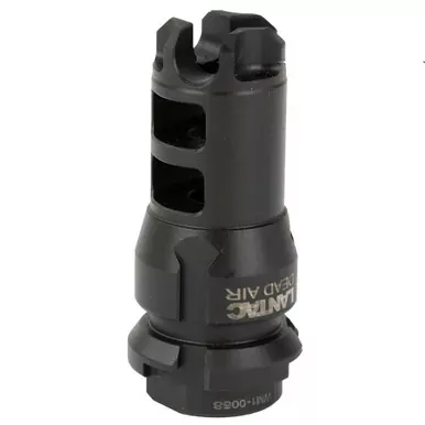 LanTac USA LLC Dragon Muzzle Brake | 9MM | 2.3″ Length | Black | 1/2×28 TPI | Fits Dead Air KEYMO Wolfman | DGN9MMD-WM