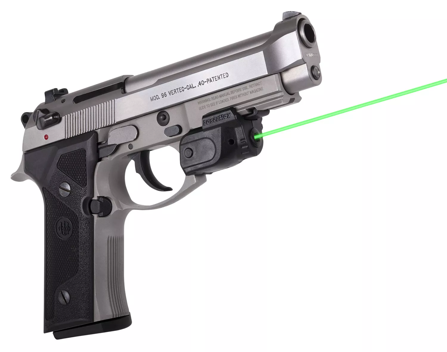 LaserMax GSLTNG Green Lightning Rail with GripSenseBlack