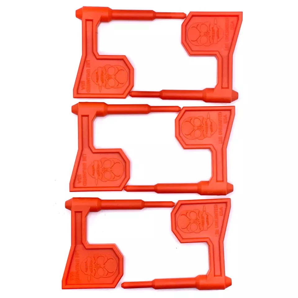 LBE Rifle Chamber Safety Flag 6-Pack Orange