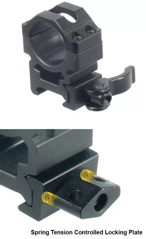 Leapers UTG 2-Piece Max Strength LE Grade Picatinny Rings - 22mm Width 1- Medium