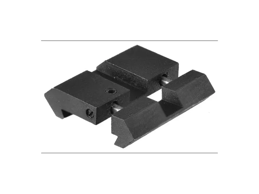 Leapers UTG .22/Airgun to Picatinny/Weaver Low Pro Snap-in Rail Adapter Matte Black