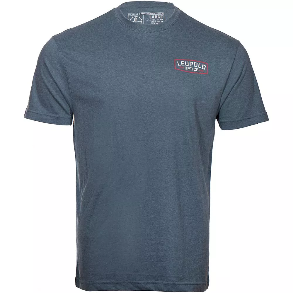 Leupold Badge Short Sleeve Shirt Indigo L