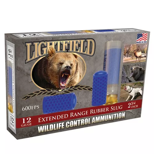Lightfield 12ga 2 X-Range Rubber Slug 5/box UPC: 784268819993
