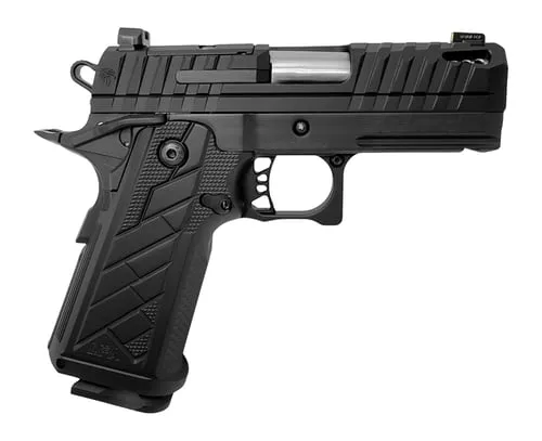 Live Free Armory HG8645-N Apollo 11 V2 Sub-Compact 9mm Luger 18+1 3.35" Stainless Barrel, Black Cerakote Steel Optic Ready/Serrated Slide, Black Cerakote Steel Frame w/Beavertail & Picatinny Rail, Bla