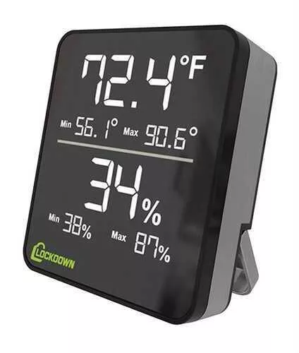 Lockdown Digital Hygrometer, Model: 1116774