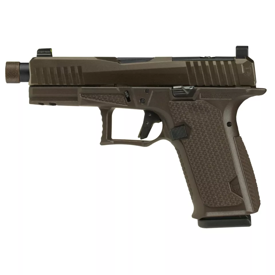 LWD Dusk 19 RMR 9mm 15-Round Bronze/Brown Threaded Barrel