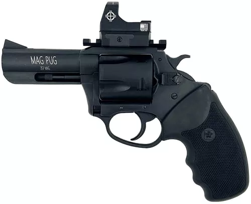 MAG PUG 357M BLK 5RD 3" REDDOT | BLACK RUBBER COMBAT GRIPS