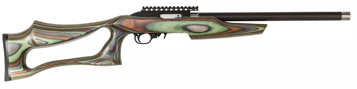 Magnum Research SSEFC22G Magnum Lite SwitchBolt Full Size 22 LR 10+1 17″ Black Anodized Carbon Steel/Threaded Barrel, Black w/Integral Scope Base Receiver, Camo Fixed Thumbhole Stock, Right Hand