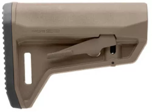 Magpul Industries MOE SL-M Carbine Stock | Fits Mil-Spec Buffer Tubes | Matte Finish | Black | MAG1242-BLK