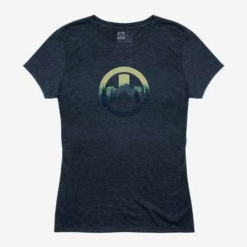 Magpul Mag1193-411-L Cascade Women's Navy Heather Large Short Sleeve T-Shirt
