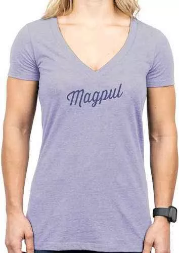 Magpul Mag1336-530-3X Rover Script Women's Orchid Heather Cotton/PolTRUEter Short Sleeve 3Xl