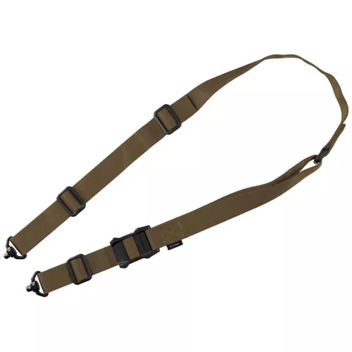 Magpul MAG939COY MS1 QDM Sling made of Nylon Webbing with Coyote Finish Adjustable TwoPoint DesignSwivel for Rifles UPC: 840815119388