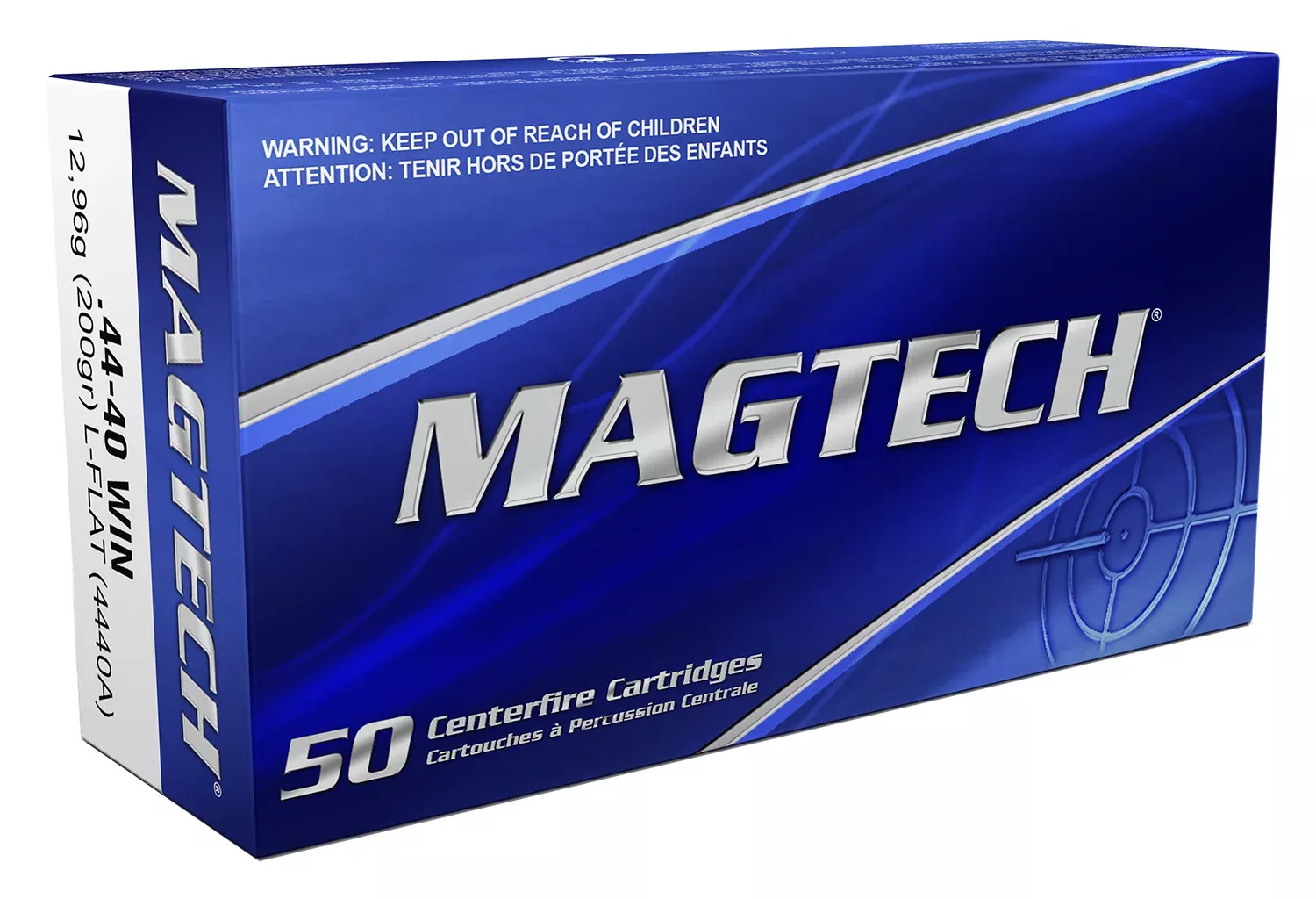 Magtech 4440A Range/Training44-40Win 200gr Lead Flat Nose 50 Per Box/20 Case