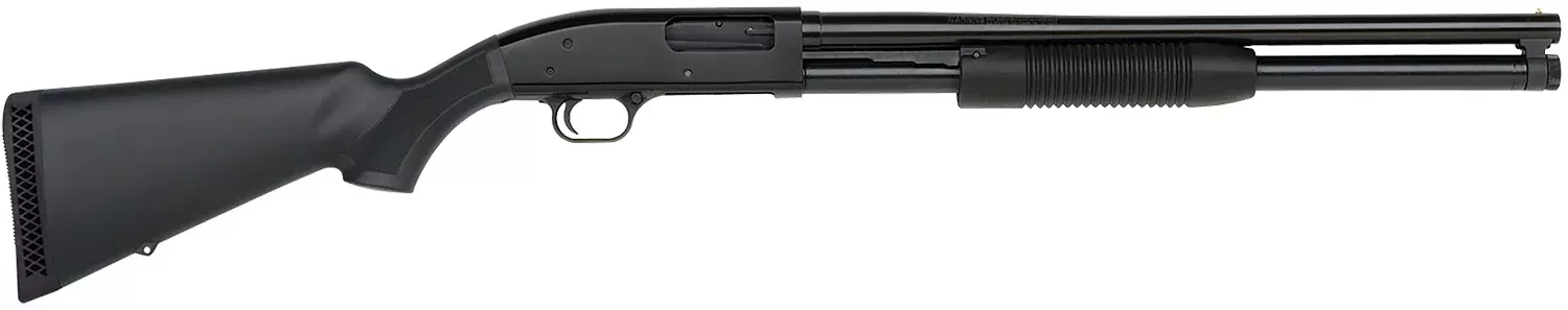 Maverick Arms 31046 88 Security 12 Gauge 3″ 7+1 20″ Blued Barrel, Black Fixed Synthetic Stock