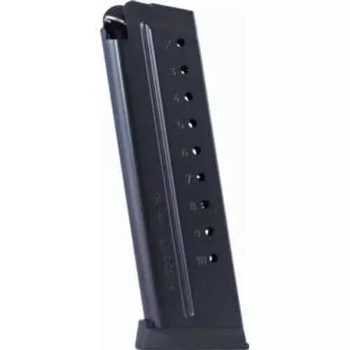 Mec-Gar Mecgar 1911 Plastic Removable Buttplate 9mm Blue 10 Round Md: MGCGOV910AFC