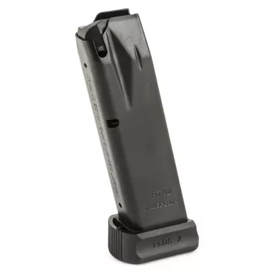 Mec-Gar USA Pistol Magazine, 9MM, 18 Rounds, Fits Taurus PT92, Steel, Black, Anti-Friction Coating