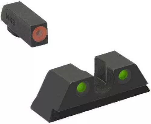Meprolight Hyper Bright Night Sights For Taurus G3C Tritium Orange /Green
