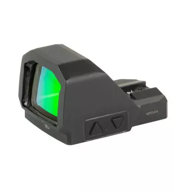 Meprolight MPO-F | Non-Magnified Red Dot | 33 MOA Circle w/3 MOA Dot Bullseye Reticle | RMR Footprint | Black | 901141271