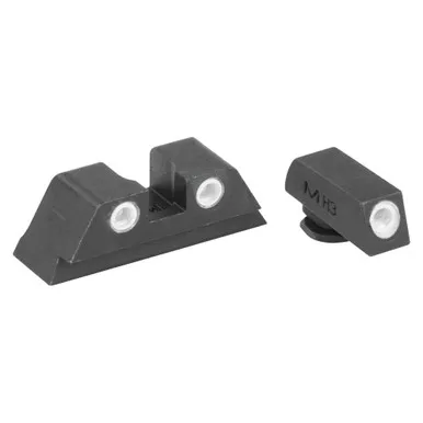 Meprolight Tru-Dot - Sight, Fits Glock 17/19/22/23, Green, Green