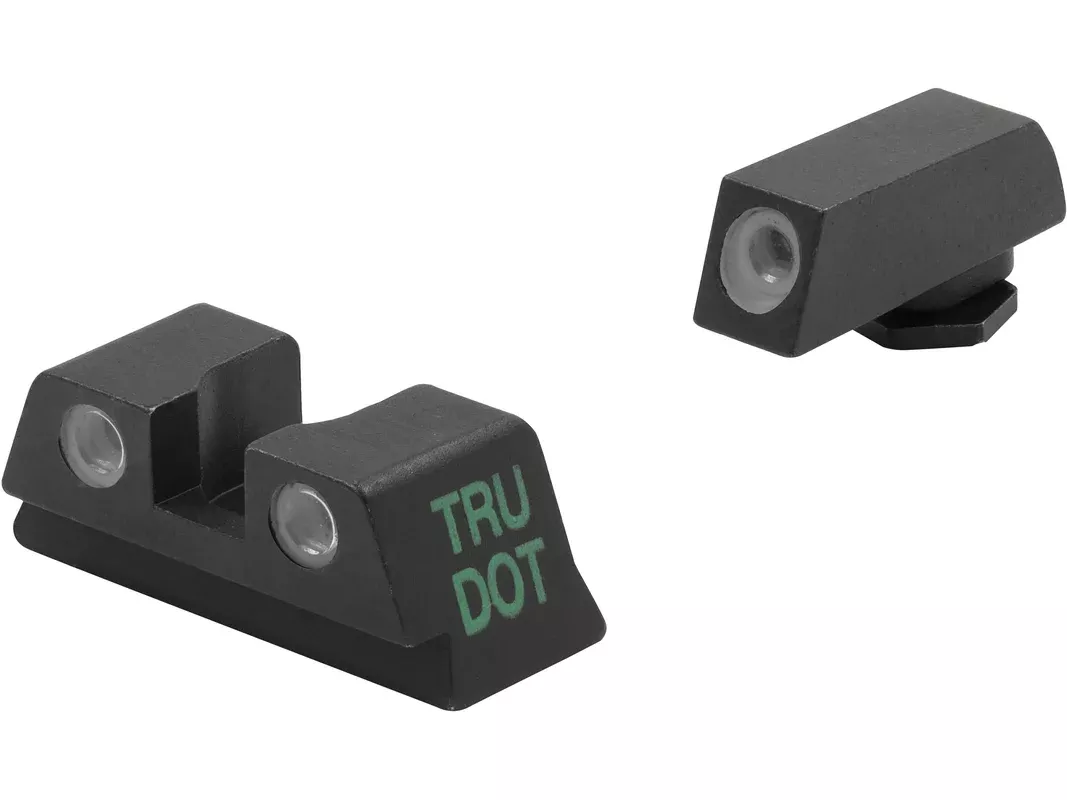 Meprolight Tru-Dot Sight Set for Glock 42, 43, 43X, 48 Steel Blue Tritium Green