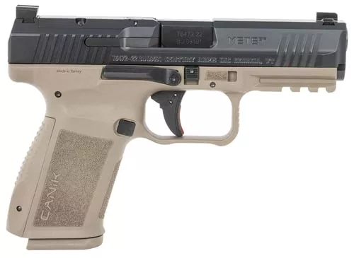 METE SF 9MM BLK/FDE 15+1 | OPTICS READY SLIDE CUT