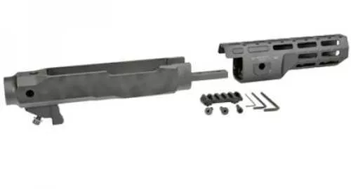 Midwest Industries Chassis 8" Length Aluminum Black AFALSEdized Finish Fits Ruger 10/22 Accepts Fixed Stock (Stock FALSEt Incl