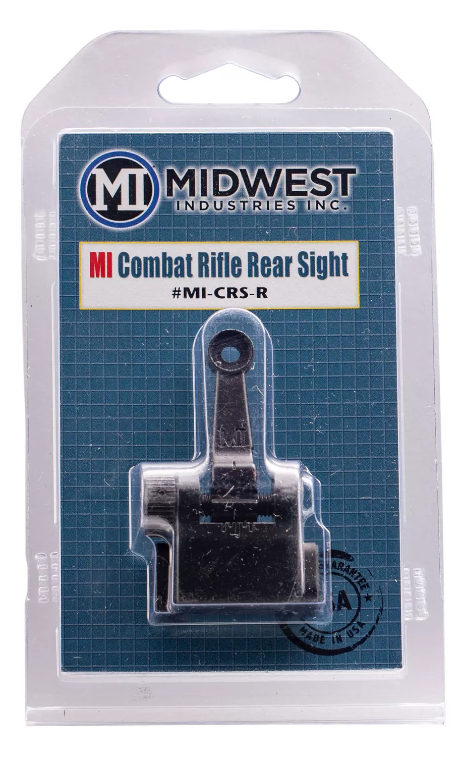 Midwest Industries MICRSR Combat Rifle Rear Flip SightBlack for AR-15, M16, M4