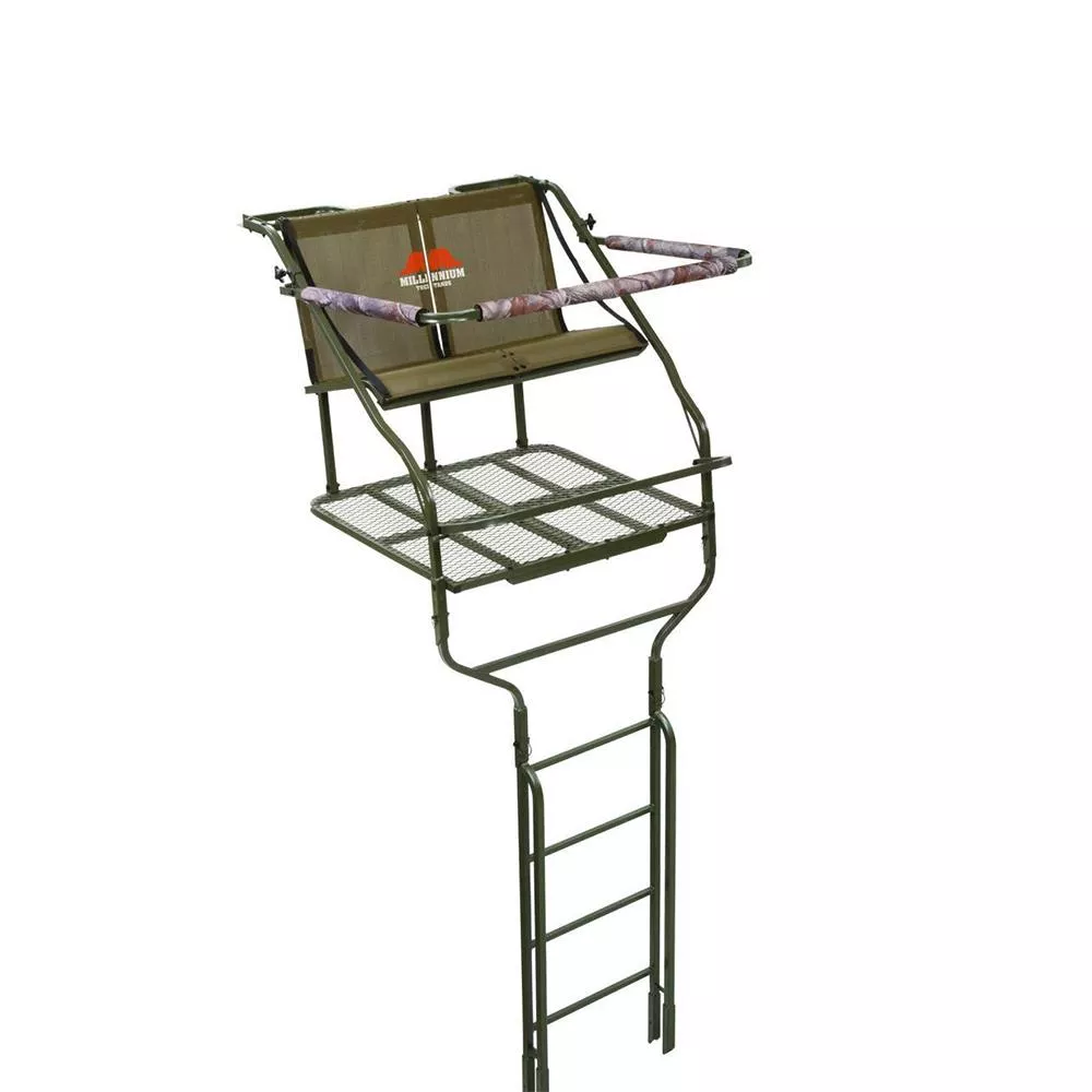 Millennium 18′ Double Ladder Stand Includes Safe-Link 35′ Safety Line – MOTOR FREIGHT ONLY
