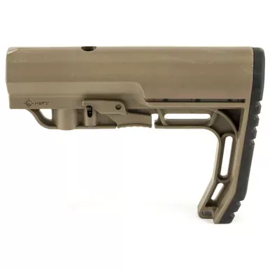 Mission First Tactical Battlelink Minimalist Stock | Stock | 6 Positions | Mil-Spec | Collapsible | Scorched Dark Earth | BMSMILSDE