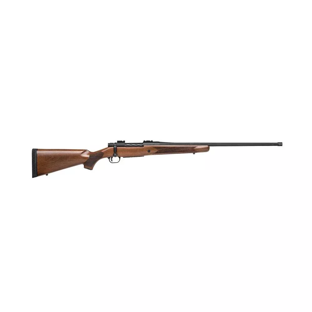 Mossberg Patriot Walnut Rifle 7mm PRC 3rd Capacity 24'' Threaded Barrel Walnut Stock
