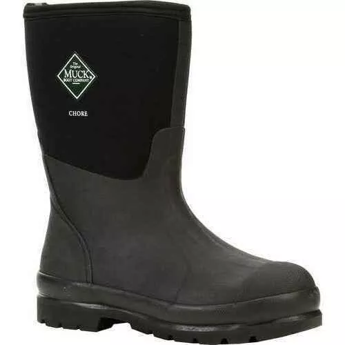 Muck Classic Boot Black Mid 10 Model: CHM-000A-BL-100