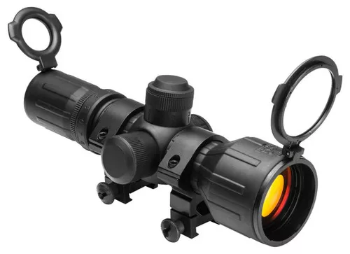 NcStar SEECR3942R Tactical Compact 39x42mm RedGreen Illuminated P4 Sniper Reticle 30mm Tube One Piece Aluminum Body wRubber Outer Coating UPC: 814108010638