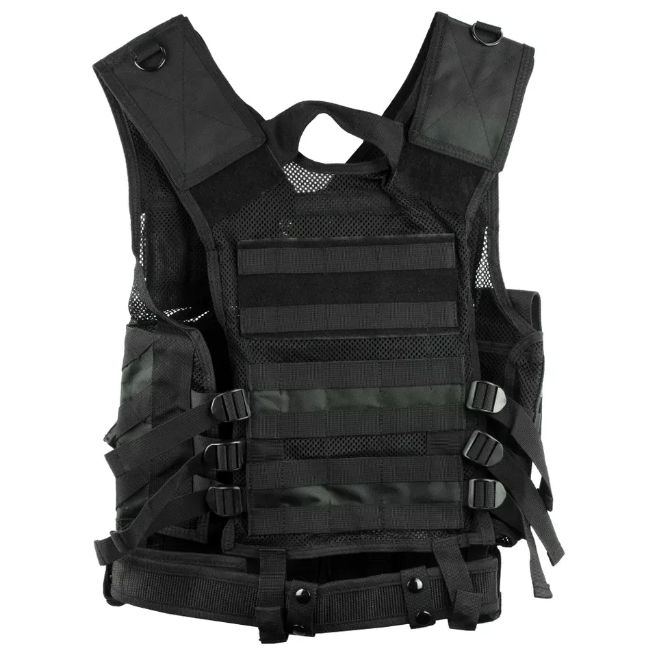 NCSTAR Tactical Vest Black Medium to 2XL