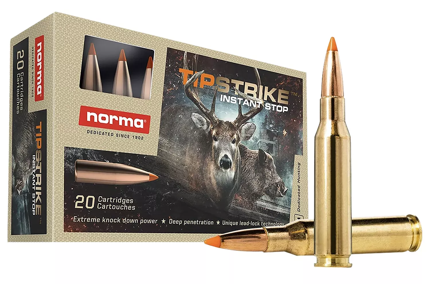 Norma 7mm-08 REMINGTON 160 gr, 20-Round Box