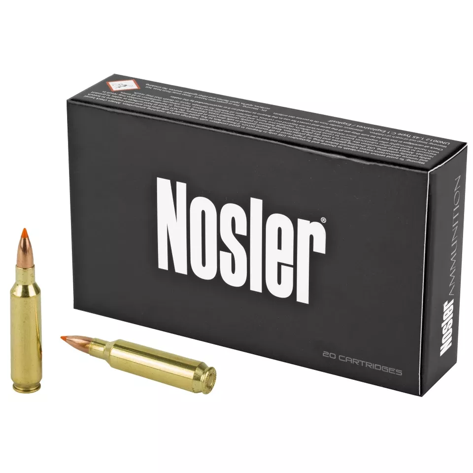 NOSLER 22NOS 55GR Ballistic Tip Ammunition - 20 Rounds/200 Rounds