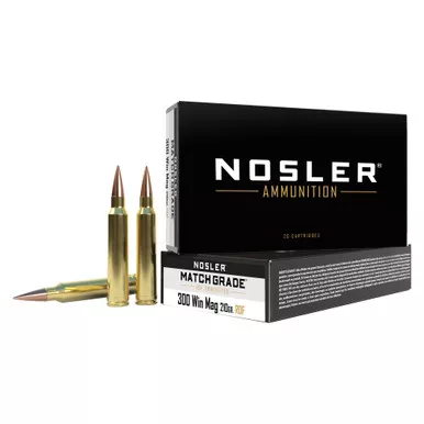 Nosler Reduced Drag Factor - 300 Winchester Magnum, 210Gr, Boat Tail Hollow Point, 20-Round Box