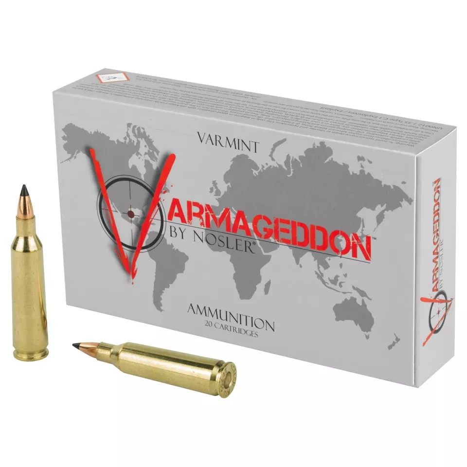 NOSLER VG 22-250 55GR FB TIP Ammunition 20/200