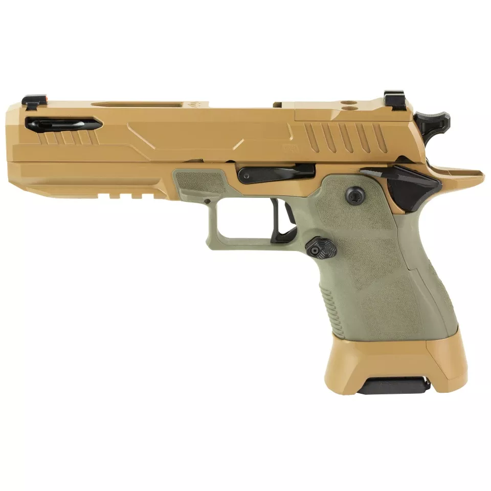 OA DEF OA 2311 PRO 9MM 5" 21RD in Sage Finish
