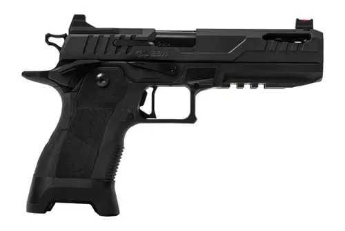 Oa Defense2311 Pro Full Size 9mm Luger 21+1 5" Black DLC Ported Barrel, Black Steel Optic Ready/Serrated Slide, Black Aluminum Frame w/Picatinny Rail, Black Polymer Grip, Ambidextrous