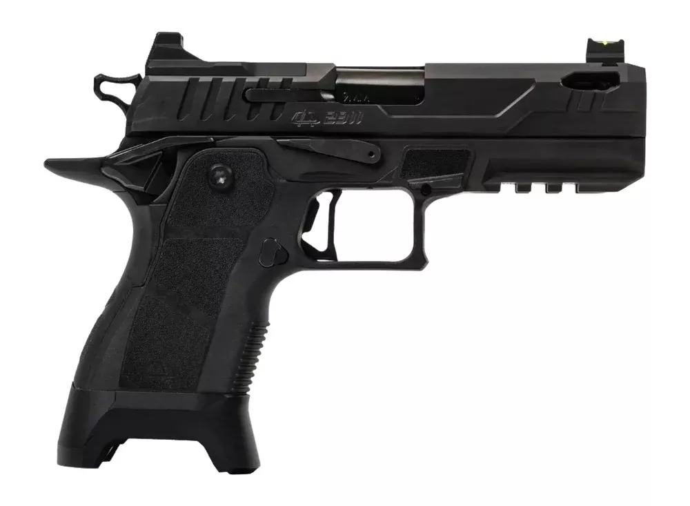 Oa Defense2311 Pro w/Plus Kit Compact Frame 9mm Luger 17+1 4.25" Black DLC Black Steel Optic Ready/Serrated Slide, Black Aluminum Frame w/Picatinny Rail, Black Polymer Grip, Ambidextrous