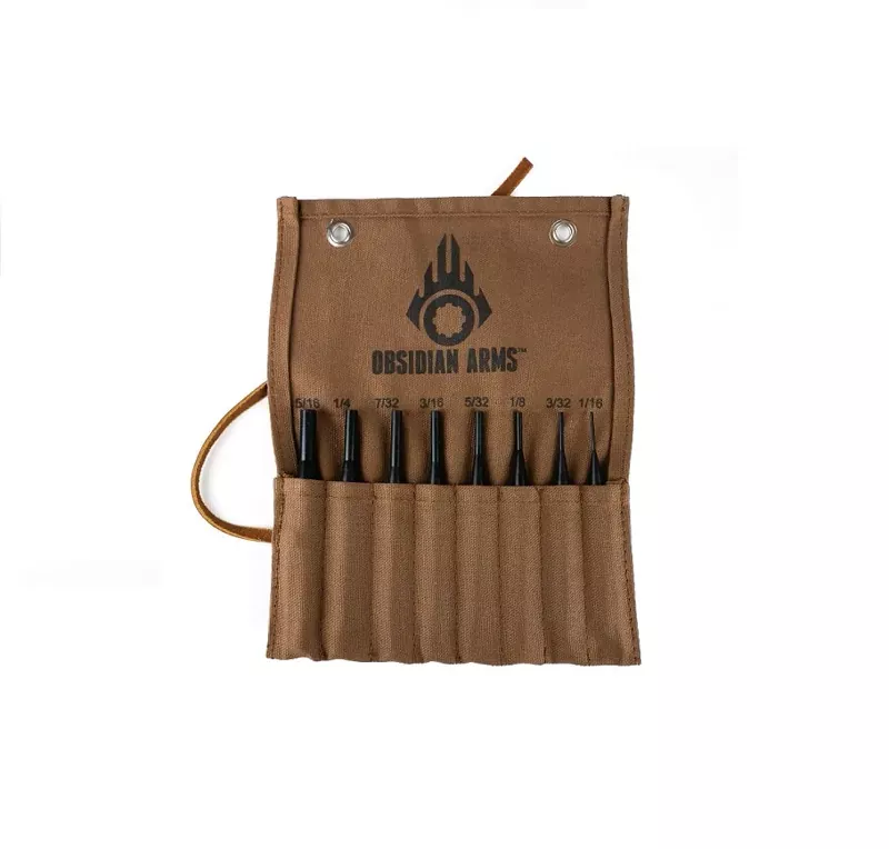 Obsidian Arms Professional 8-Piece Drive Pin Punch Set