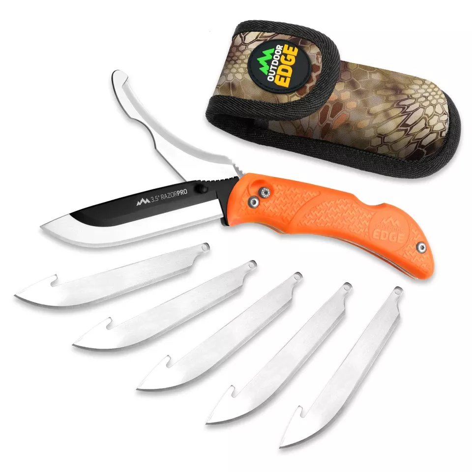 OD EDGE Razor-Pro G 3.5" 6 Blades Orange